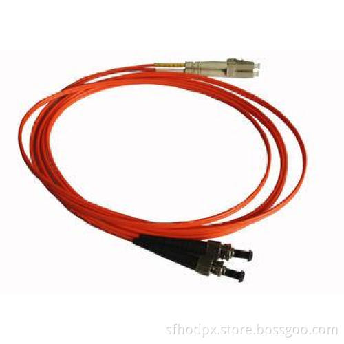 ST-ST DX Optical Fiber Patch Cable OM3 50 / 125m for Local